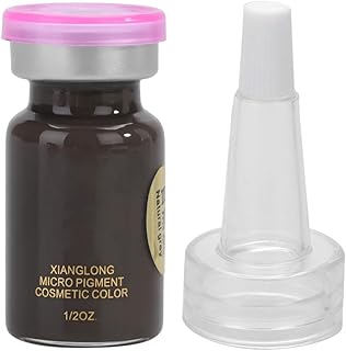 Tattoo Ink, 8mlBottle Tattoo Pigments Microblading Pigment Semi-Permanent Tattoo Pigment, Eyebrow Tattoo Ink for Body Art Permanent Makeup Pigment (Gray coffee (eyebrows))