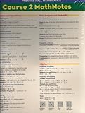 PRENTICE HALL MIDDLE GRADES MATH COURSE 2 MATHNOTES FOLDERS 10-PACK 2004