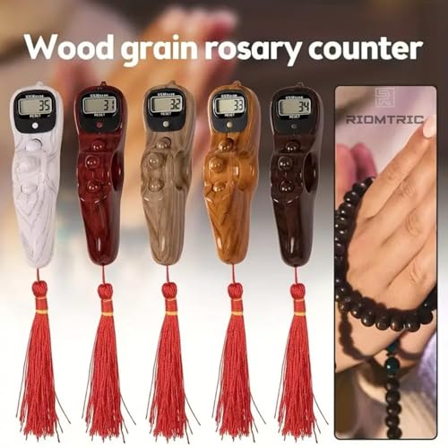 Image of 1 PCS Mantra Jaap Digital Tally Counting Finger Unique Design & Portable Hand Finger Counting Digital Set-1 Multi-Color- (Jaap Mala)