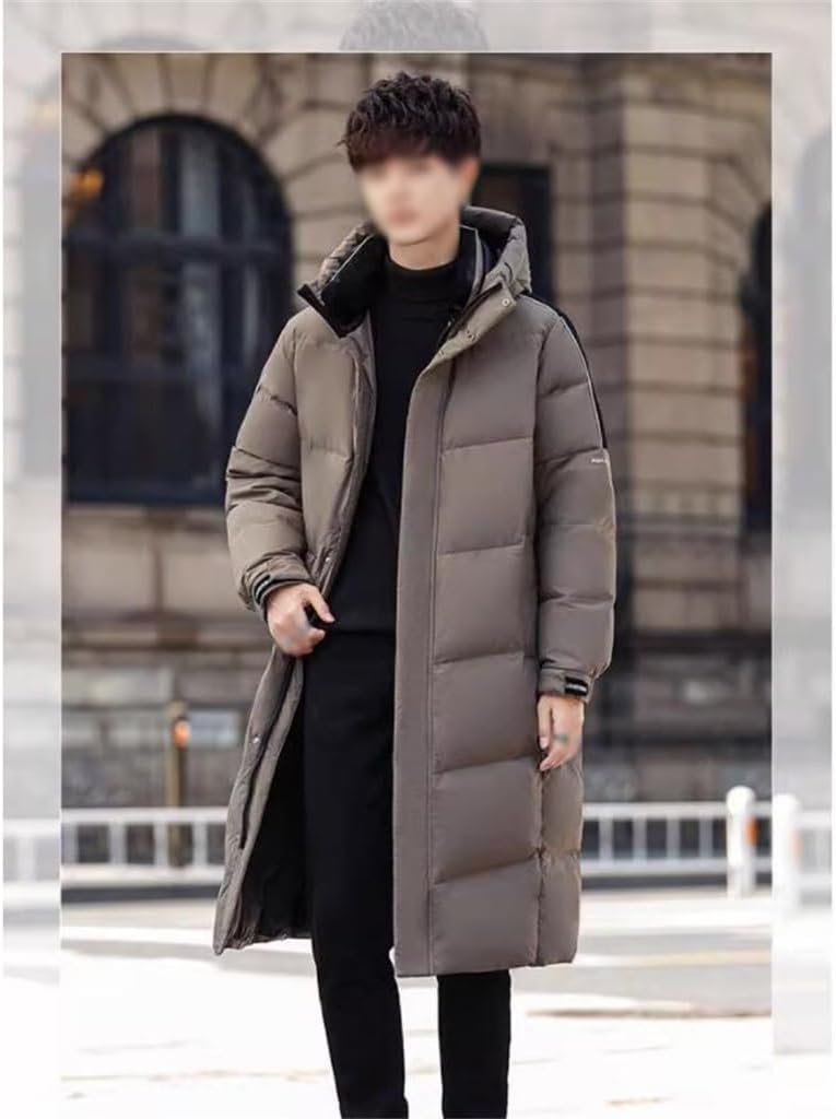 Couair Coat Down Jacket Male Long Over The Knee Thick Warm White Duck Winter