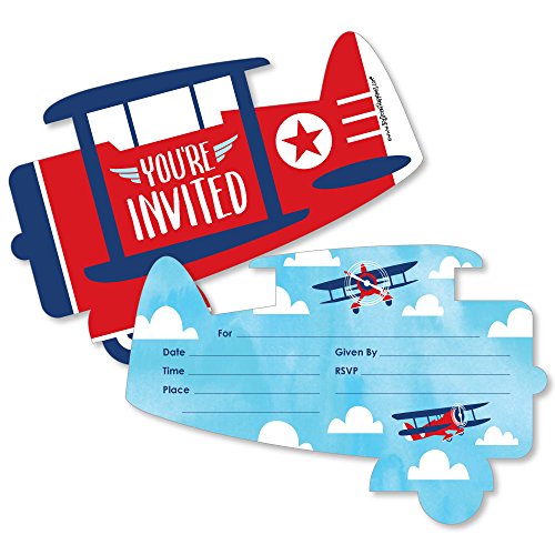 Big Dot Of Happiness Taking Flight Invitations