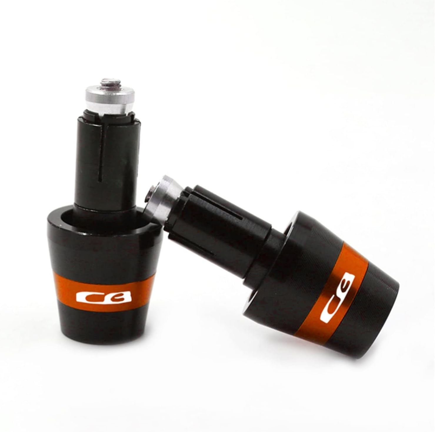 Motorcycle Accessories Handlebar Grip Bar Ends Weight Slider Cap Plug For Honda CB250R CB300R CB400 CB500X CB500R CB CB125R CB150R CB190R (اللون : البرتقالي)