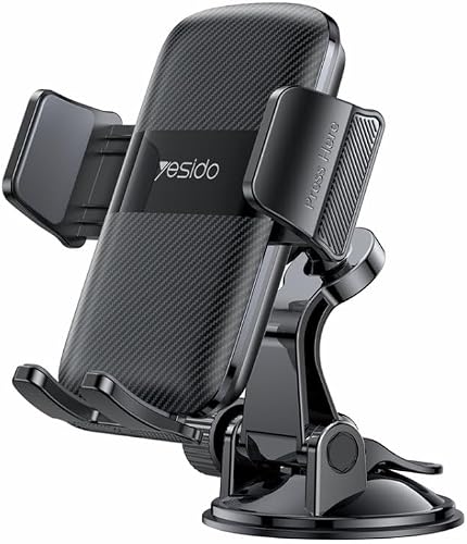 C175 Mini Suction Cup Type Mechanical Phone Clip Car Holder