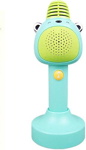 SHUX Drahtlose Bluetooth-Mikrofonkinder die Palmen-ktv-Mikrofonmikrofonbaby-FrA hbildungsgeschichte-Maschinenspielzeug singen-Green SHUX Drahtlose Bluetooth-Mikrofonkinder die Palmen-ktv-Mikrofonmikrofonbaby-FrA hbildungsgeschichte-Maschinenspielzeug singen-Green