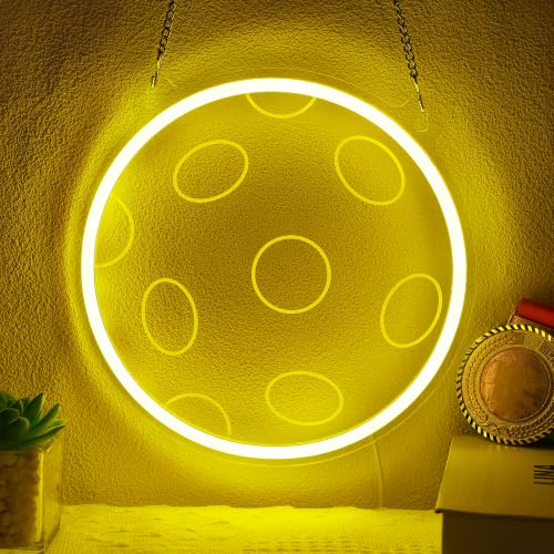 OkiyiD Pickleball Neon Sign Light Pickleball Gifts for Men Boys Fans