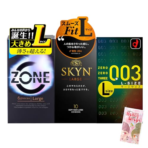 �R���h�[�� L�Z�b�g (���v26��) �]�[�� L�T�C�Y 6�� SKYN L�T�C�Y 10�� �[���[���X���[ L�T�C�Y 10�� �n�j�[�h���b�v�X 20ml 1�t��