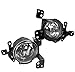 ZMAUTOPARTS 15 Mitsubishi Mirage Hatchback Bumper Driving Chrome Fog Lights W/Bulb+Switch