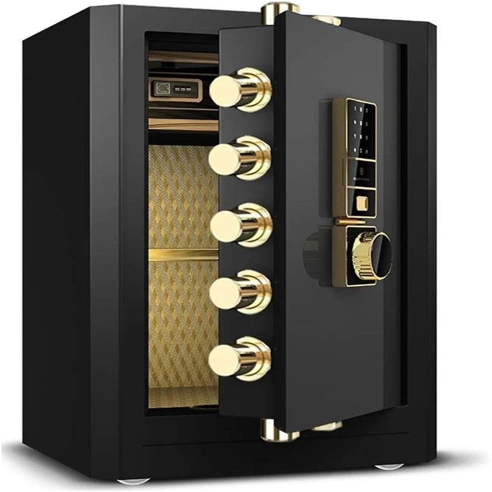 Safe Room Electronic Password Safe Smart Multi-Layer Fingerprint Password Safe Home Office File Storage Box Cabinet Safes
