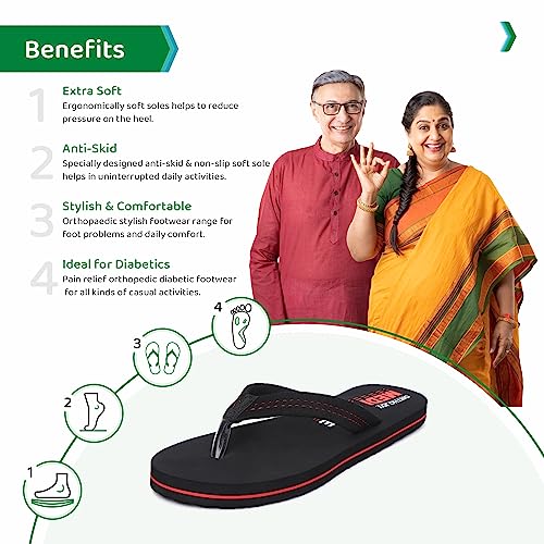 Image of ORTHO JOY Doctor Orthopedic Ladies Slippers /mcr chappals for women