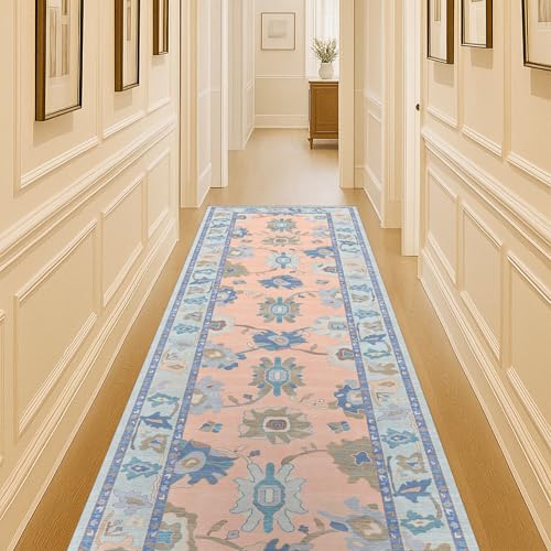 Fame Living Modern Oushak Runner Rug, Runners, Vintage, Turkish, Eclectic,