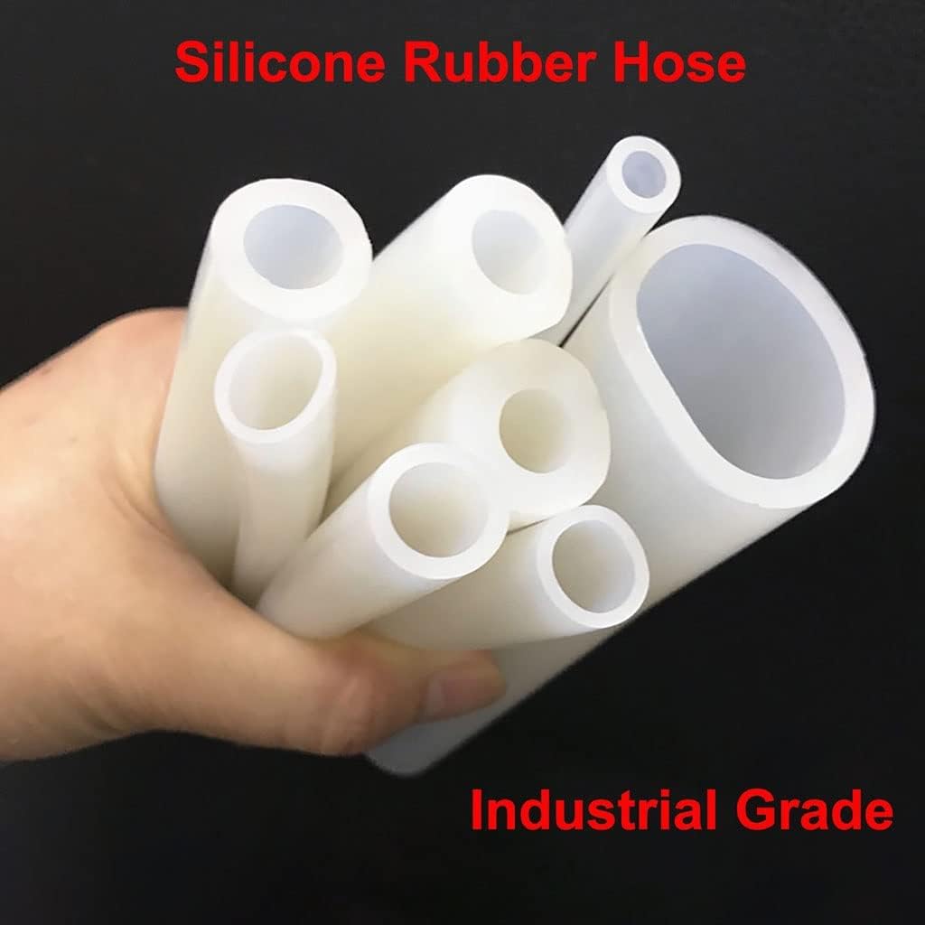 1PCS 1M Industrial Grade High Temp Resistant Silicone Rubber Hose Capillary Pipe Tube Inner Dia 1-40mm(ID 20mm x OD 26mm)