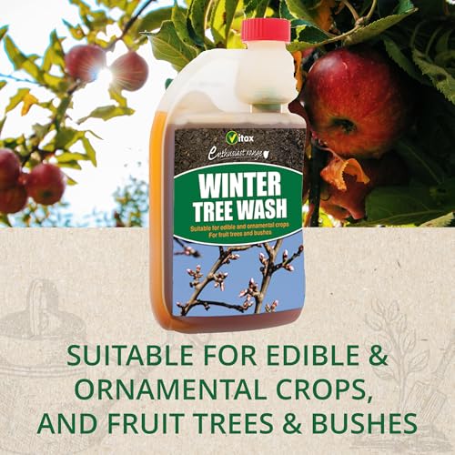 Vitax Winter Tree Wash, Removes Insect Debris & Eggs To Reduce Damage To Summer Crops, Suitable For Organic Gardening - 500Ml Makes 10L Of Spray