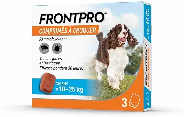Frontline Frontpro Antiparasitaire Grand Chien 10-25kg - Cachet Anti Puce et Tiques x3