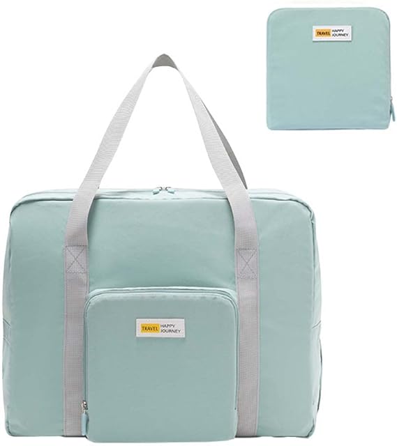 review Jahomieo For Airlines Foldable Travel Duffel Bag Carry on Expandable Tote Bags Weekender Overnight Bag for Women and Girls