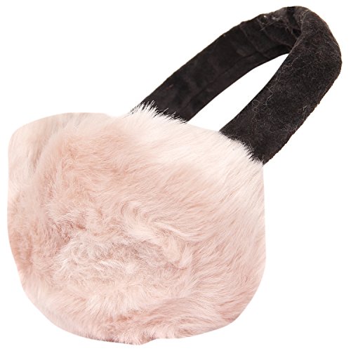 Image of FabSeasons Faux Fur Winter Outdoor Accessory Foldable Ear Muffs /Warmer for Girls & Women for protection from Cold, Ideal Head /Hair Accessory during winters