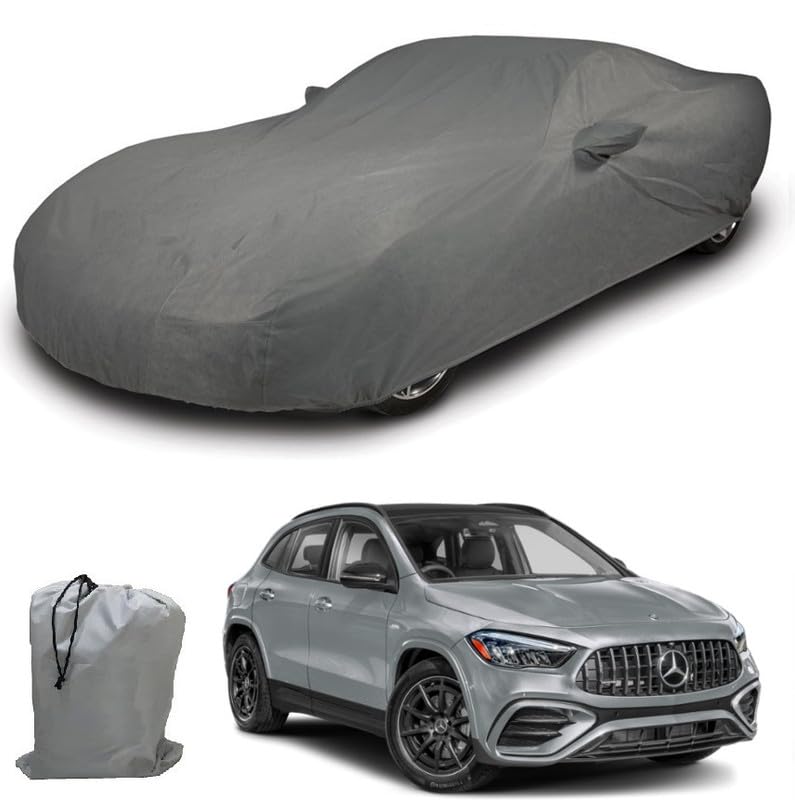 Image of ARCUATE Triple Layer Custom fit Car Body Cover for Mercedes Benz GLA AMG |Top Layer Dustrproof | Middle Layer Waterproof | Bottom Layer Scratch Protection | Outdoor Indoor Fabric