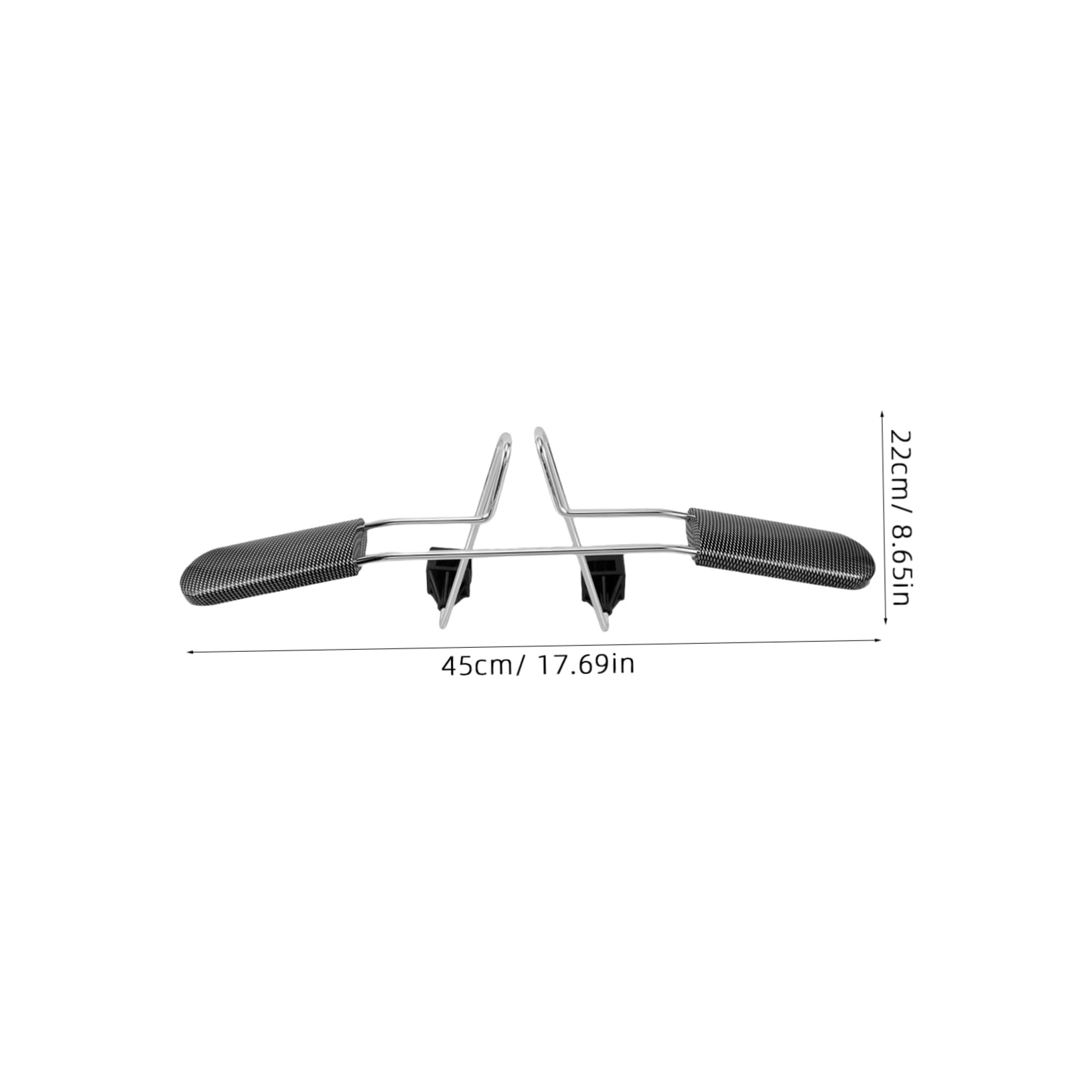IMIKEYA Appendiabiti in Metallo per Auto Appendiabiti per Poggiatesta Organizer per Vestiti da Viaggio Grucce per Auto in Acciaio