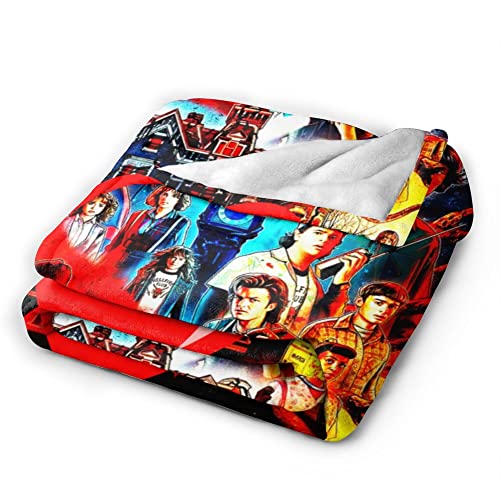 Horror Blanket Super Soft Christmasthrow Blanket For Couch Chair Bed Sofa Fuzzy Warm Throw Blankets For Kids Adults Gifts (50"X40") #TOP24