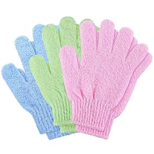 Exfoliating Gloves | Bamboo Shower ...