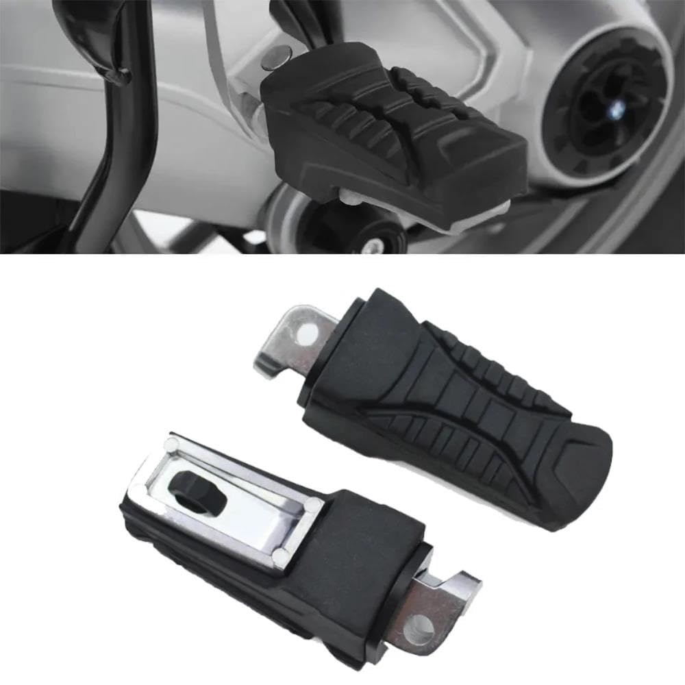 Pedali Moto Pedane Passeggero Posteriore per B&MW R1200GS R1250GS GS R1200 R1250 2014-2023 S1000XR Poggiapiedi Alluminio Staffa Poggiapiedi Pedane Moto(Step on a Pair)