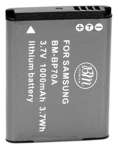 Bm Premium 2-Pack Of Bp-70A, Bp70A Batteries And Battery Charger For Samsung Dv150F, Es65, Es70, Es80, Mv800, Pl120, Pl170, Pl20, Pl200, Pl80, Sl50, Sl600, Sl605, Sl630, St65, St66, St76, St80, St90, St95, St100, St150F, St700, Tl105, Tl110, Tl205, Wb30F, Wb35F, Wb50F Digital Camera #TOP1