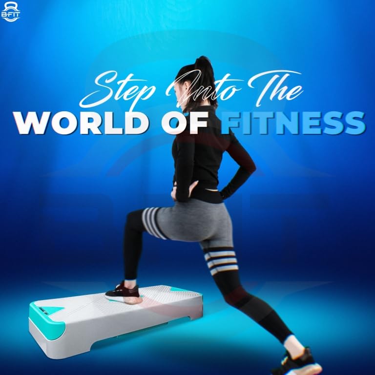 Image of B Fit Premium Quality Aerobic Steppers (68X27X15 CM)
