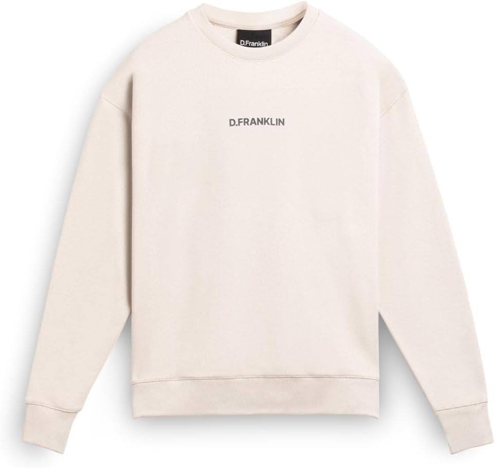 D.Franklin Sudadera Sin Capucha Binary Oversize Color Negro
