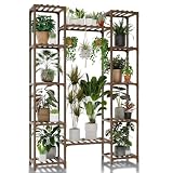 GENTINGBRO 62 inch Tall Wood Plant Shelf