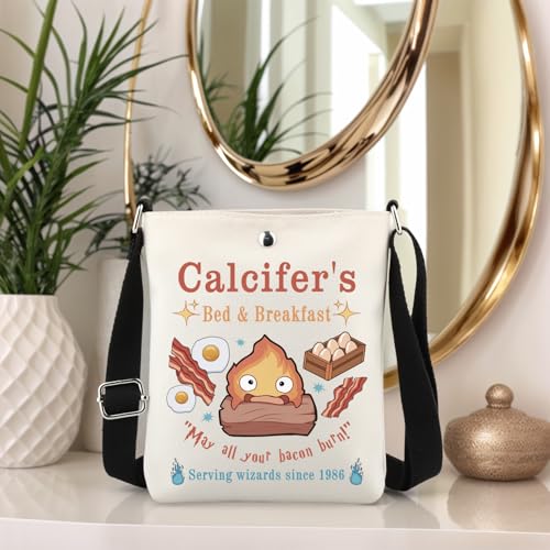 TSOTMO Calcifer's Bed & Breakfast Crossbody Bag Anime Lover Gift for Women Mother Best Friend4