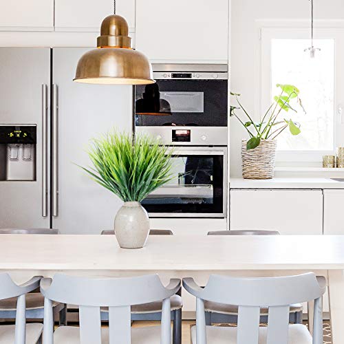 Jemong 30 Bundles Artificial Grasses Outdoor Uv Resistant Fake Grasses No Fade Faux Plastic Plants Garden Porch Window Box Decorating… #TOP5