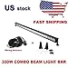 Led Light Bar Primeprolight Waterproof 300W 52" inch Flood Spot Combo Work LED Light Bar with Wiring Harness Driving Offroad SUV Car 4WD Boat One year warranty