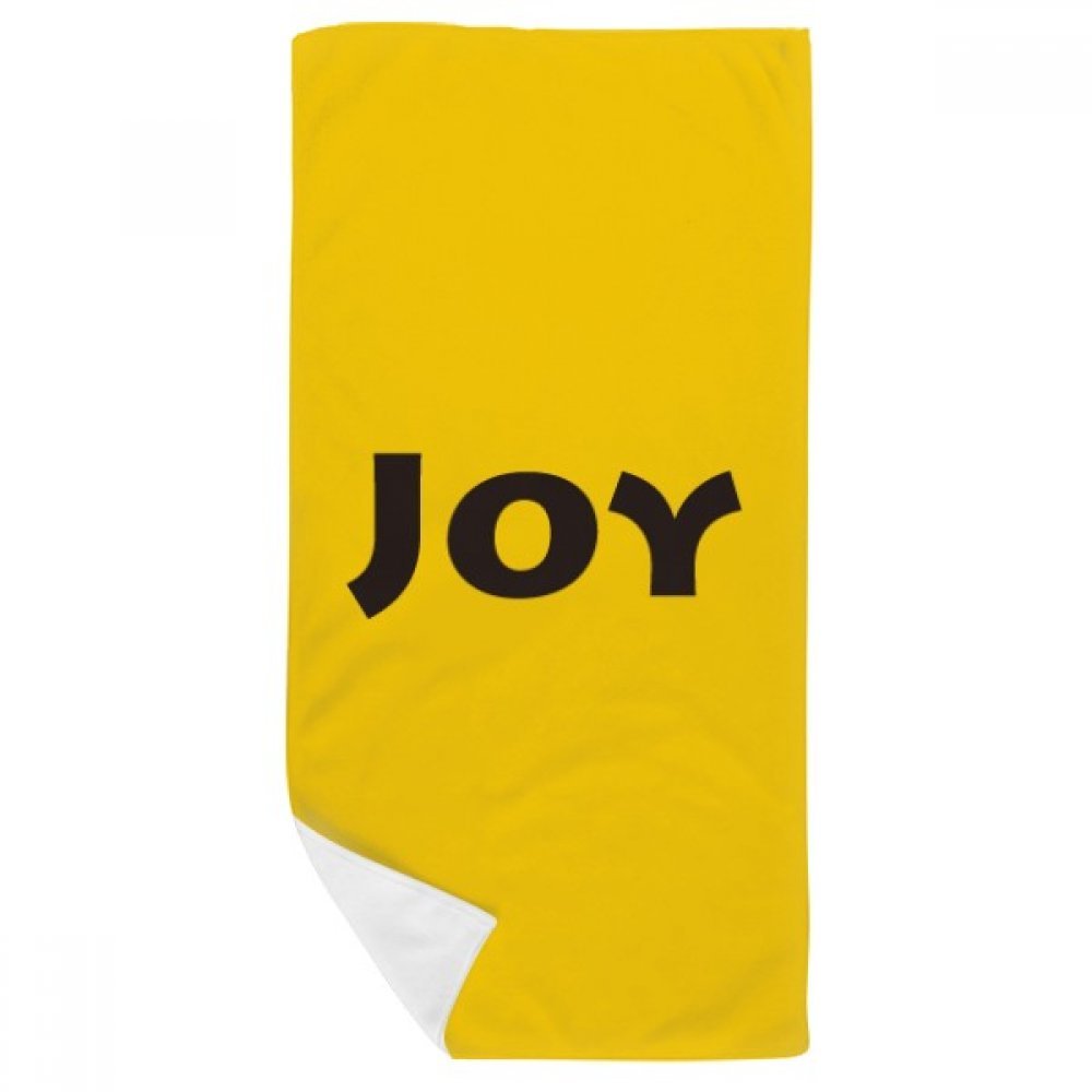 Serviette de bain citation inspirée multicolore 35x70cm pour douceur quotidienne
