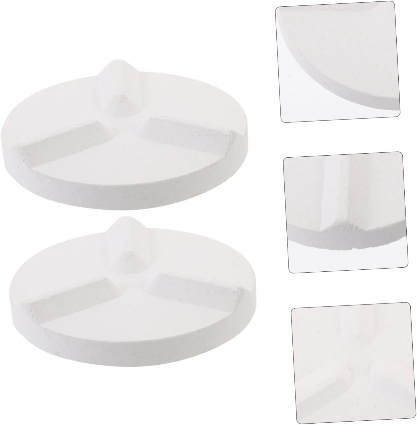 SEWOART 2pcs High-Temperature Ceramic Refractory Kiln Mats Oxide Supports for Pottery and Firing Tools Durable and Reusable DIY Pottery Accessories