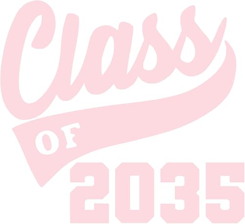 Vista 28 de Graduation Iron On Transfer, Class of 2035 Tshirt Decal, High School College Senior Shirt Sticker, HTV Graduate Patch, Pick Size Color, Iron-On