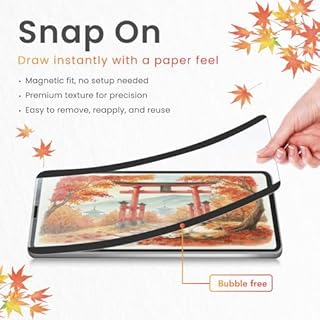 BELLEMOND | Paperfeel Magnetic Screen Protector for iPad Air 10.9” (5th/4th Gen 2022/2020) & iPad Pro 11” (2022/21/20/18) | Kent Paper Type Smooth Matte Film | Removable & Reusable | Engineered in Japan