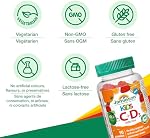 Jamieson Kids Immune Gummies with Vitamin C, Vitamin D & Zinc, 90 Gummies, Strawberry and Orange Flavours, Supports Immune Health, Strong Teeth and Bones, Helps in Wound Healing. Vegetarian, Non-GMO