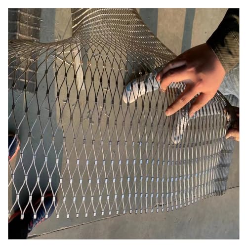 Filet en acier inoxydable 304 pour garde-corps et cage à volaille de 0,8x10m