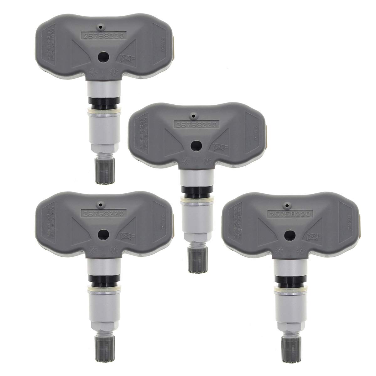 AUTOKAY New Set ire Pressure Monitoring Sensor Fit for Cadillac STS 2005-2009 XLR 2004-2009 25758220 25758220