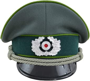 Militaryharbor M34 Heer/Elite Officer Field - Gorra De Lana Para El Extranjero, Gris Campo, Medium