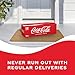 Coca-Cola Fridge Pack Soda Soft Drink, 12 fl oz Cans, 12 Pack - Classic Cola Soda Cans