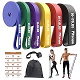 Fitense Resistance Bands, Widerstandsbänder Set, Widerstandsband Fitnessbänder mit Türanker, Fitnessband Trainingsbänder für Yoga, Pilates, Training, Physiotherapie, Klimmzughilfe, Krafttraining