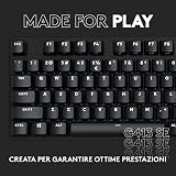 Logitech G413 SE Full-Size Mechanical Gaming Keyboard - Backlit Keyboard with Tactile Mechanical Switches, QWERTY US International Layout - Black - 10