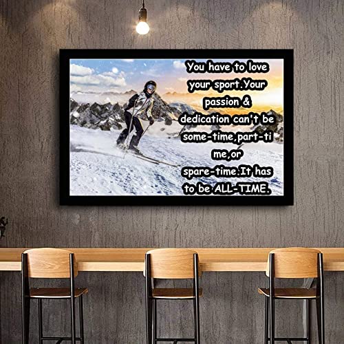 Lirong Love Your Sport Motivational Inspirational Posters Home Decor Wall Art Print For Gym Motivational Quotes Poster Printing 20X30Inch(50X75Cm) #TOP2