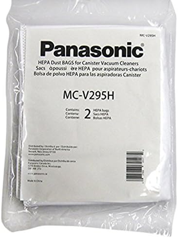 Panasonic MC-V295H Type C-19 Canister HEPA Vacuum Bag Pack of 2