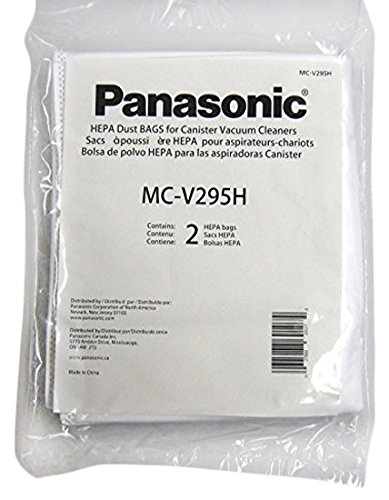 Panasonic MC-V295H Type C-19 Canister HEPA Vacuum Bag, Pack of 2