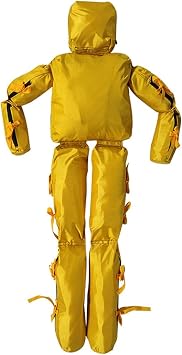 Water Rescue Training Dummy with Removable Pocket - Easy Storage Teaching Tool for Pool Towing, Lifesaving Skills Practice, Durable & Realistic Design