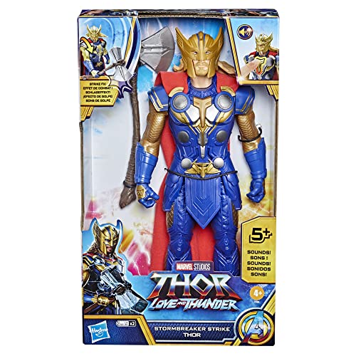 Marvel Studios' Thor: Love and Thunder Stormbreaker Strike Thor Electronic Figure 30 cm Children from 4 Years - Image 2