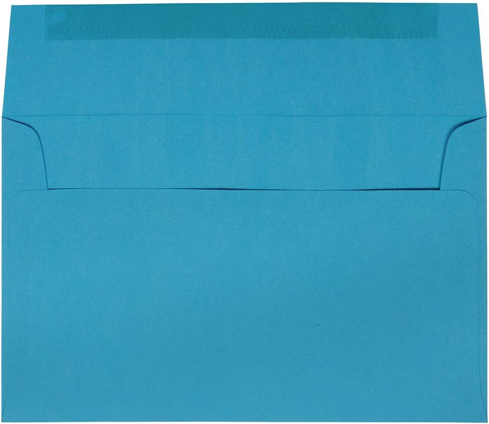 JAM PAPER A10 Colored Invitation Envelopes - 6 x 9 1/2 - Blue Recycled - Bulk 500/Box