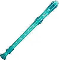 Flauta Doce Soprano Germânica Em C YRS-20G Azul Yamaha