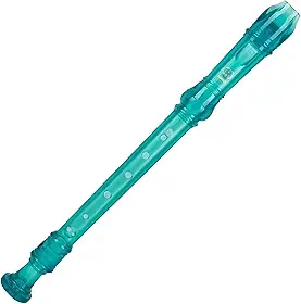 Flauta Doce Soprano Germânica Em C YRS-20G Azul Yamaha